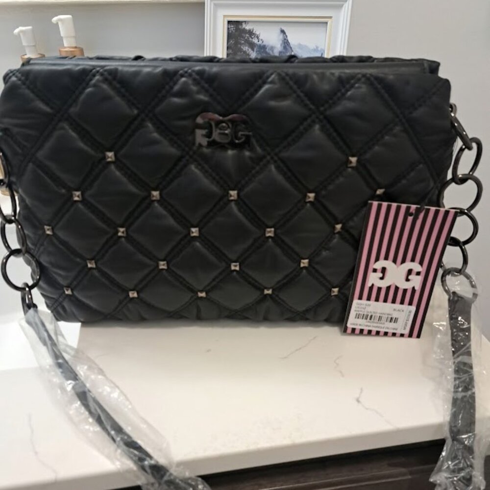 Gilda Paris Waffle Quilted Handbag NEW